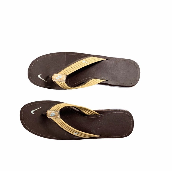 Nike Cortez '72 (314934-241) Brown/Tan Thong Flip Flops - Picture 3 of 13